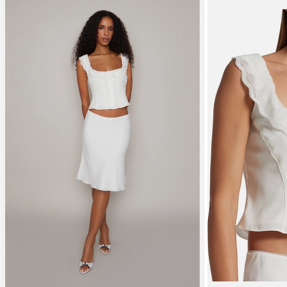 Paloma Lace Top WHITE
